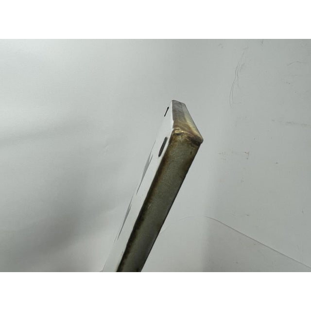 Vintage Italian Black & White Enamel Il Giorno Newspaper Sign, 1950s For Sale - Image 6 of 9