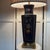 Late 20th Century Vintage 29” Hexagonal Chinoiserie Ceramic Table Lamp With Pleated Drum Shade For Sale - Image 5 of 12