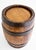 A handsome and well-proportioned antique coopered barrel in oak with original iron hooping, dating to the 19th century and...