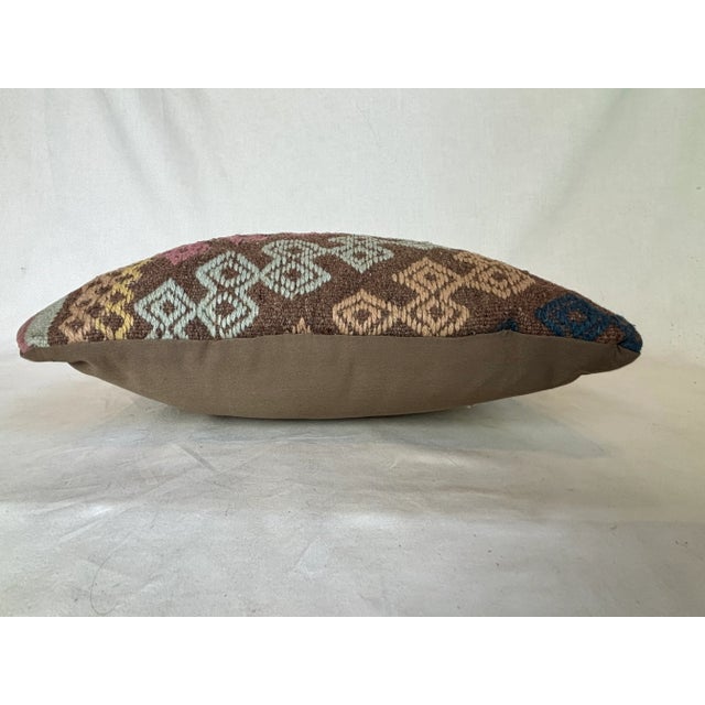 Vintage Kilim Pillow - Assorted Design For Sale In Chicago - Image 6 of 7