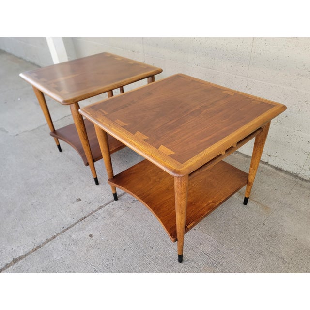 Lane Acclaim End Tables Mid-Century Modern - A Pair For Sale - Image 13 of 15