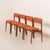 Erik Buch Vintage Danish Teak and Wool Chairs by Erik Buch, 1960s, Set of 4 For Sale - Image 4 of 18