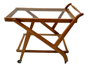 Mid-Century Modern Teak Serving Trolley or Cart, 1960s