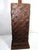 Brown Vintage Woven Leather Kenzie Lamp + Shade For Sale - Image 8 of 14
