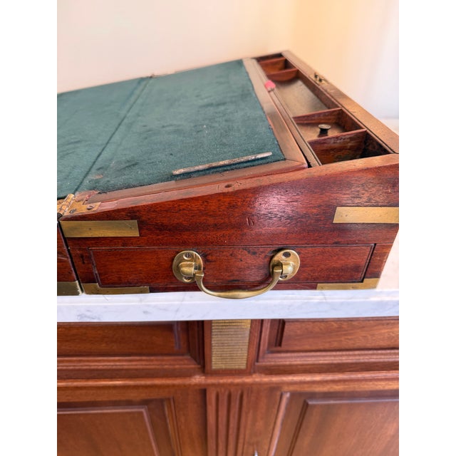 Mid 18th Century Campaign Writing Box For Sale In Philadelphia - Image 6 of 12