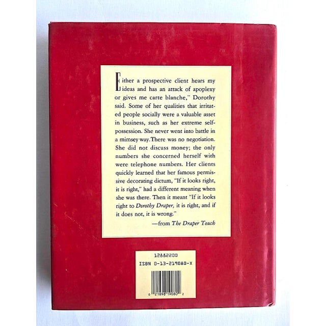 Dorothy Draper 1st Edition 1st Printing, "Draper Touch. The High Life and High Style of Dorothy Draper", by Carleton Varney For Sale - Image 4 of 12