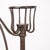 Liberty Fireplace Andiron in Wrought Iron For Sale - Image 3 of 8