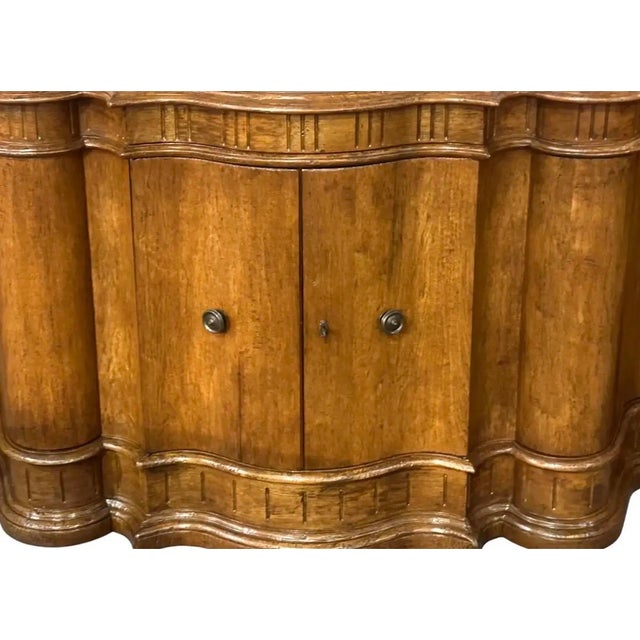 Italian 18th C Style Quatrain for Dessin Fournir Denali Italian Fruitwood Sideboard Credenza For Sale - Image 3 of 3