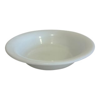Vintage 1951 Corning White Milk Glass Serving Bowl, Dated Usa Mark For Sale