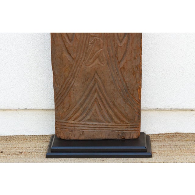 Early 20th Century Rare Antique African Door W/Devotional Silhouette For Sale - Image 5 of 8