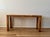 Late 20th Century Mid-Century Modern Sculptural Wood and Cane Console Table For Sale - Image 4 of 10
