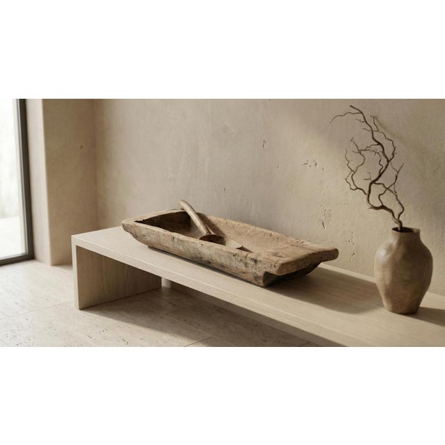 Swedish Hand-Carved Wooden Dough Trough, 1750 For Sale - Image 3 of 10