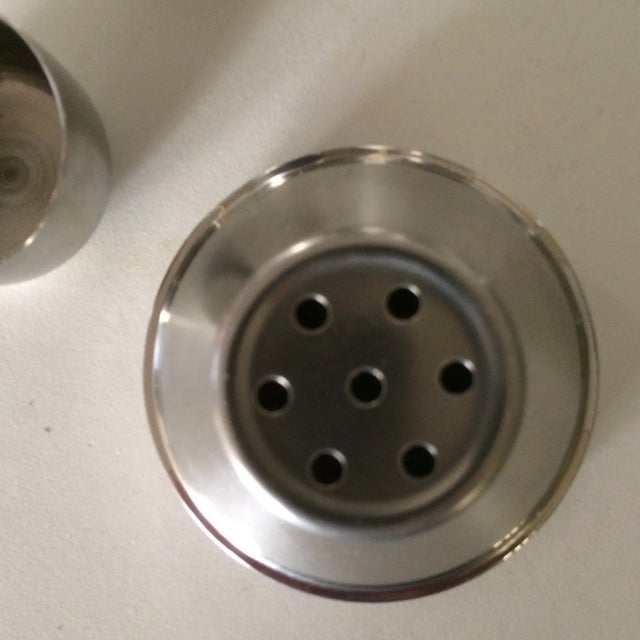 Set of 3 Stainless Steel Cocktail Shakers For Sale - Image 9 of 13