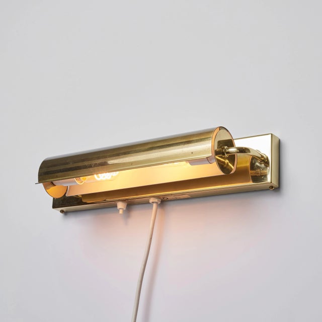 Large 1960s Brass Rotating Wall Lamp in the Style of Charlotte Perriand For Sale - Image 10 of 13