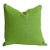 Grass Green Linen & Down Pillow For Sale