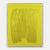 Modern Yellow Free Form Lines II by The Holly Collective, Textured Art Print in White Frame, Small For Sale - Image 3 of 3