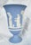 English Vintage Wedgwood Blue Jasperware Urn Vase For Sale - Image 3 of 6