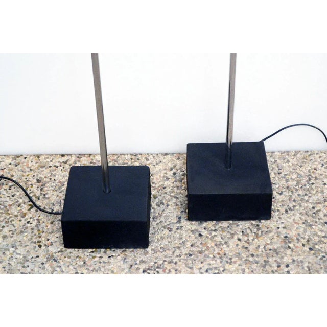 Metal Floor Lamps from Leucos, 1970s, Set of 2 For Sale - Image 7 of 8