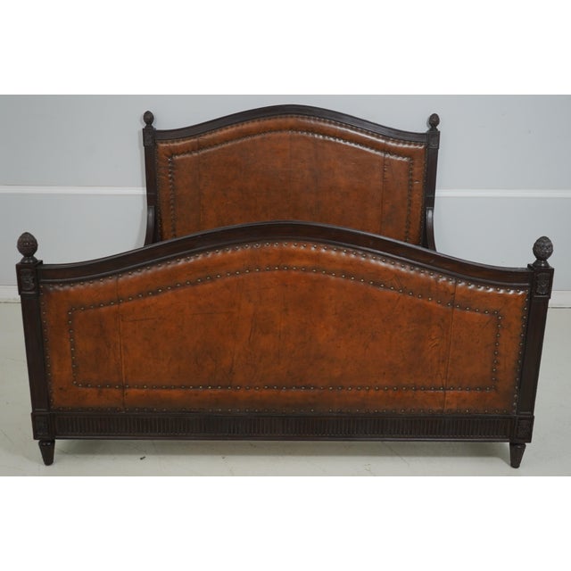 Age: Approx: 20 Years Old Details: Factory Distressed High Quality Construction Large Impressive bed Continental Style...