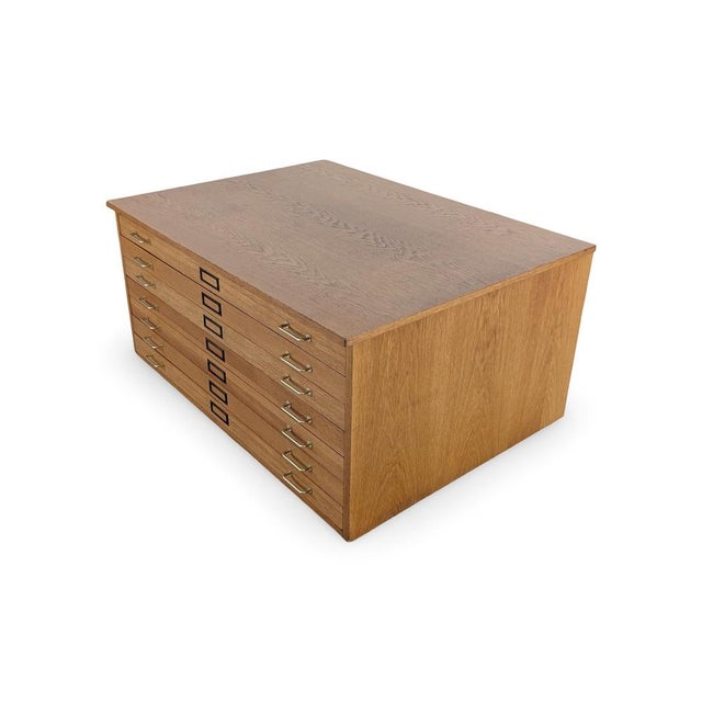 Mid-Century Modern Vintage Architect's Drawing Cabinet For Sale - Image 3 of 10