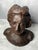 Brown Antique Carved Wooden Female Bust For Sale - Image 8 of 10