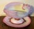 Antique 19th Century Wedgwood Pearlware Centerpiece - Pink Nautilus Sea Shell Compote Tureen With Clam Shell Under Tray For Sale - Image 9 of 18
