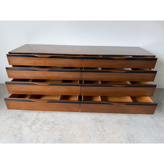1960s 1960s Mid-Century Modern John Stuart Eight-Drawer LowBoy Dresser For Sale - Image 5 of 18