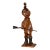 Dolfi Italian Hand Carved Wooden Duck Hunter Folk-Art Sculpture For Sale