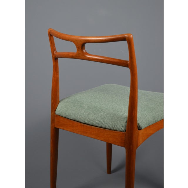 Christian Linneberg Model 94 Teak Dining Chair by Johannes Andersen for Christian Linneberg, 1960s For Sale - Image 4 of 12