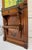 Brown 1880s Eastlake Aesthetic Movement Walnut Hall Mirror With Marble Shelf & Drawer For Sale - Image 8 of 16