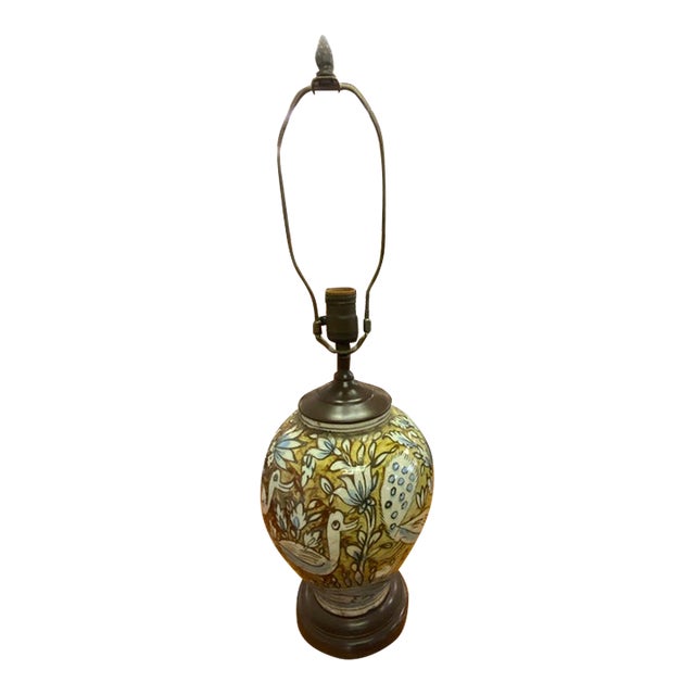 Mid 20th Century Ceramic Lamp For Sale
