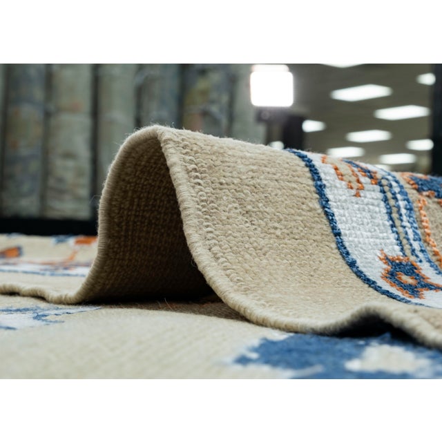 Textile Turkish Oushak Rug 12'1" x 15' #18577 For Sale - Image 7 of 8