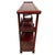 Vintage Chinese Intricate Carved Hardwood Curio Cabinet, Display Shelve For Sale - Image 10 of 12