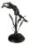 Large Jumping Frog Sculpture – Hand Cast Bronze Garden Accent, 32” Tall For Sale