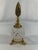 Vintage French Style Ormolu and Cut Crystal Perfume Bottle For Sale - Image 9 of 12