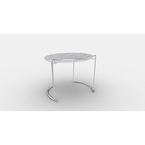 Djuna Low Table by Kazuhide Takahama in Chrome and Marble For Sale - Image 6 of 11