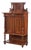 Antique Danish Cabinet in Mahogany, 1890s For Sale