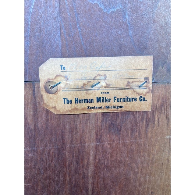 Brown 1940s Herman Miller Gilbert Rhode Queen Headboard For Sale - Image 8 of 9