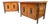 1960s William Doezema for Mastercraft Carpathian Elm Burl & Brass Floating Nightstands — Pair, Attributed For Sale