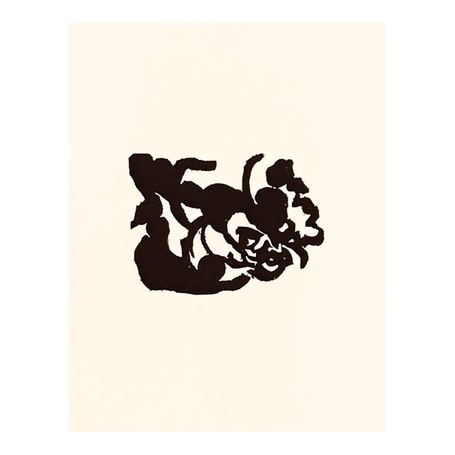 Jean Arp Woodcut Untitled C2 Published 1982 For Sale
