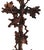 Late 19th Century Antique 19th Century Black Forest Hand-Carved Wooden Cross With Birds and Acorns For Sale - Image 5 of 14