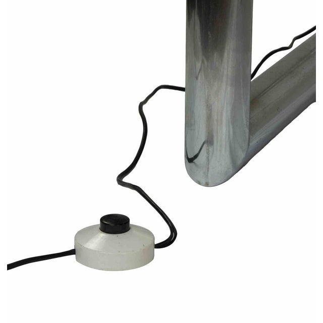 Metal Vintage Adjustable Illuminated Table, Italy, 1970s For Sale - Image 7 of 8