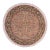 Shabby Chic 1990's Floral Heritage Beige/Green Wool Round Rug- 8'1''x8'2'' For Sale