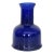 Mid Century Cobalt Blue Glass Wide Bottle Vase For Sale