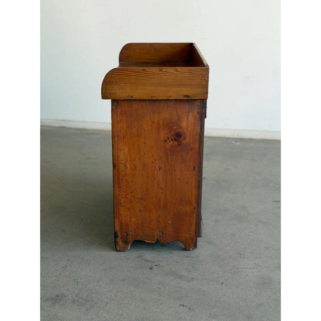 1940s Rustic Bucket Bench Cabinet For Sale - Image 9 of 12