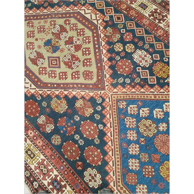 Antique Hand-Knotted Caucasian Gallery/ Runner Rug. For Sale - Image 18 of 18