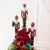Elevate your Christmas tree with this Metal Triple Tree Topper Platform in classic black. Designed to seamlessly blend...