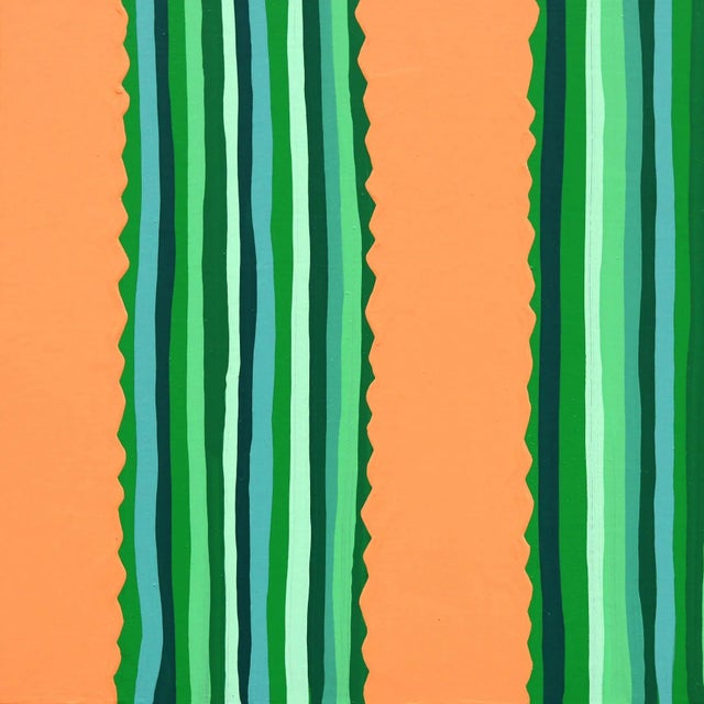 "Meloctones" Contemporary Minimalist Acrylic Painting by Will Beger For Sale - Image 4 of 8