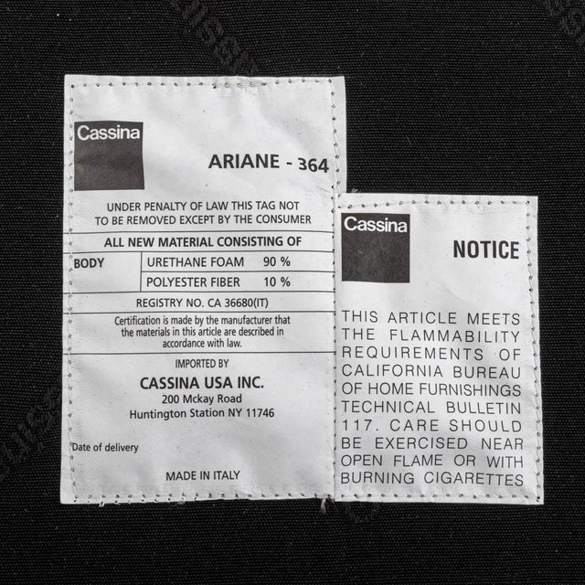 Early 21st Century Pair of Cassina Ariane Club Chairs For Sale - Image 5 of 5