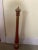 Giant Size Vintage Mid 20th Century Italian Wood & Brass Pepper Mill For Sale - Image 11 of 12